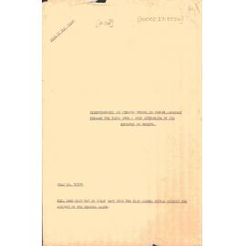 Disinterment of persons buried in Karori Cemetery 1890-1920