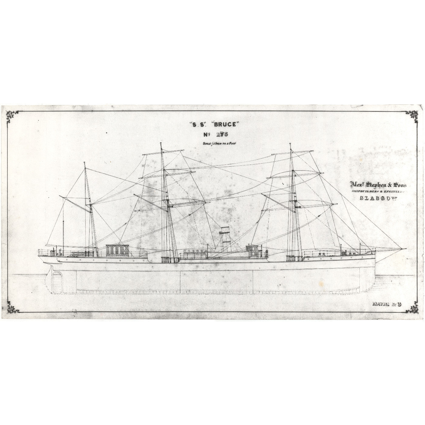 Bruce SS, plans