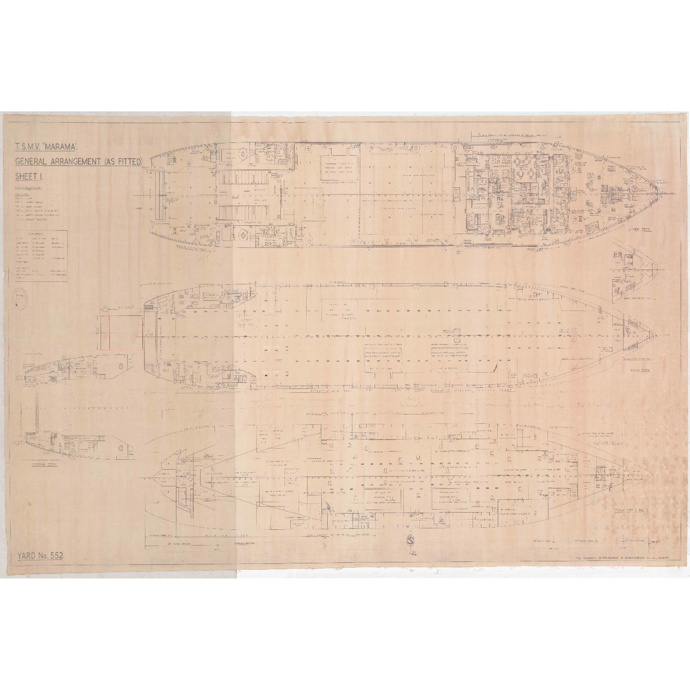 TSMV Marama II, plans