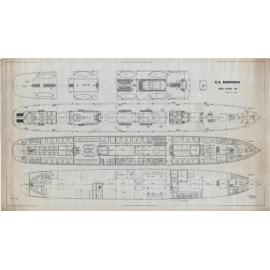 SS Monowai, deck plans