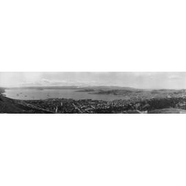 Panorama of Wellington, from Wireless Station