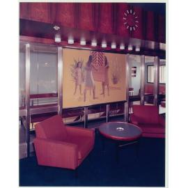 TEV Wahine, three women weaving (artwork)