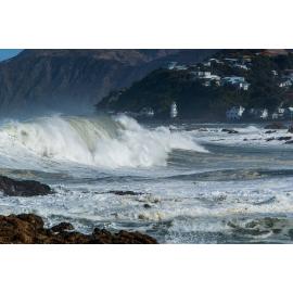 South Coast of Wellington during a big southerly storm surge