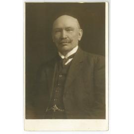 Portrait of J W Henderson, Wellington City Councillor 1920-1921