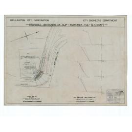 Proposed battering of slip - Mortimer Terrace (G. H. Ivory)