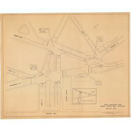 Sketch plan of traffic circulation study - Railway station area