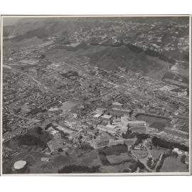 Aerial View of Wellington 1947, Newtown, Public Hospital Area