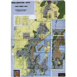 Wellington City 1:500 Index Map, Wellington City Boundary, SO 35959, June 1989