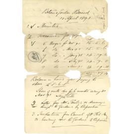 Botanic Garden Board, 10 April 1891