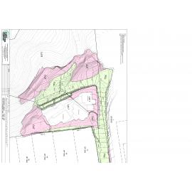 Asbuilt earthworks plan illustrating cut and fill areas - SR 234762
