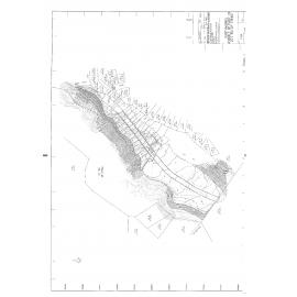 Asbuilt earthworks plan illustrating cut and fill areas - SR 159378