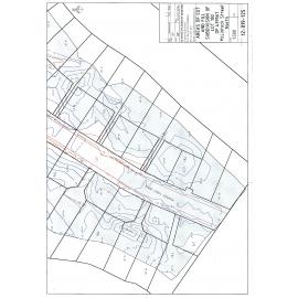 Areas of cut and fill, subdivision at McLintock Street