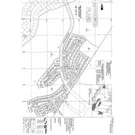 Asbuilt earthworks plan for Hunters Hill stage 2 - SR 181676