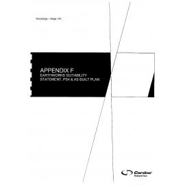Earthworks suitability statement and asbuilts for Woodrdge stage 14 - SR 278060