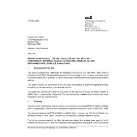 Earthworks asbuilt Havana Rise - SR 417626