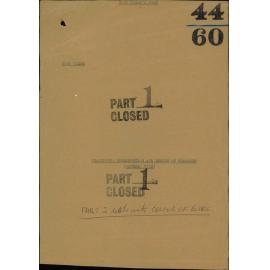 Transport, construction and design of tramcars (general file), Town Clerk