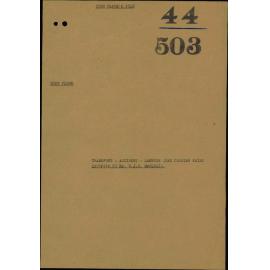 Transport, accident, Lambton Quay, causing fatal injuries to Mr W J B McElwain, Town Clerk