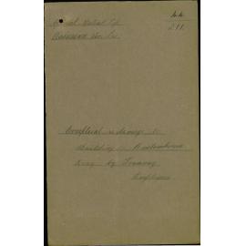 Complaint re damage to building in Customhouse Quay by tramway employees, Colonial Mutual Life Assurance Society Ltd