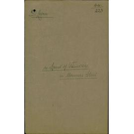 Re speed of tramcars in Manner Street, D Levin