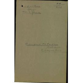 Accident corner of Constable Street and Riddiford Street, Douglas Howe for Mrs Lily Peach