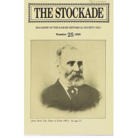 The Stockade, Number 25, 1992 - Magazine of the Karori Historical Society (Inc)