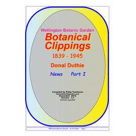 Botanical Clippings 1839 - 1945. News Part 1