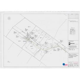 Asbuilt of Services Subdivison of DP 84615.