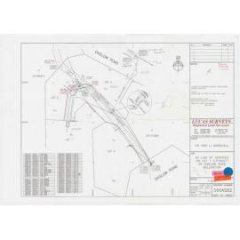 As Laid of Services on Lot 1 DP 84071