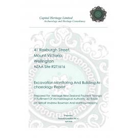 41 Roxburgh Street, excavation monitoring and building archaeology report