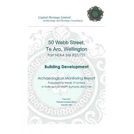 50 Webb Street, archaeological monitoring report