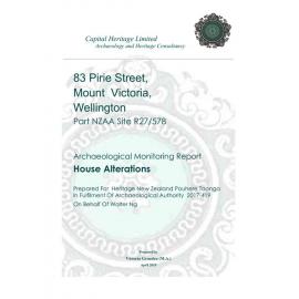 83 Pirie Steet, archaeological monitoring report