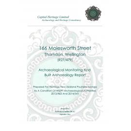 166 Molesworth Street, archaeological monitoring and built heritage report