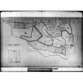 Plan of Layout, Karori Cemetery