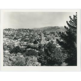 Box Hill, Khandallah, view looking south