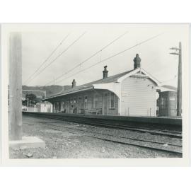 Johnsonville Railway Station, view from tracks looking south