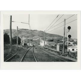 Ngaio Railway Station, view from south backshunt looking north