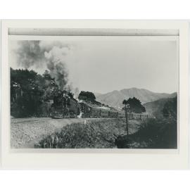 Train on Johnsonville Railway Line at site of Simla Crescent Railway Station