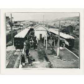 Electrification opening day, Johnsonville Railway Station