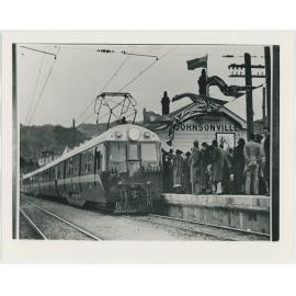 Electrification opening day, Johnsonville Railway Station
