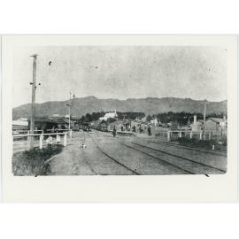 Johnsonville Railway Station, view looking south