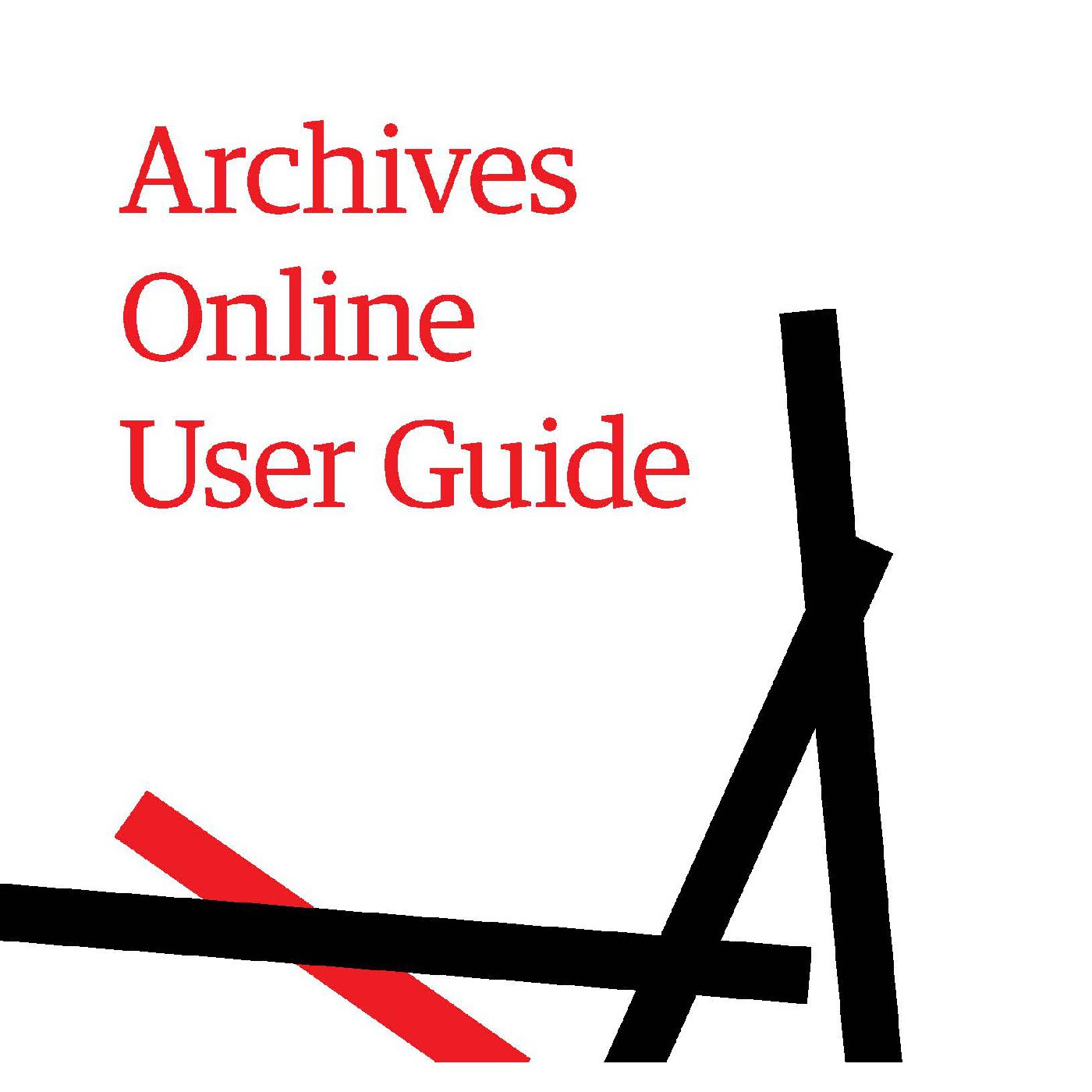 Archives Online User Guide