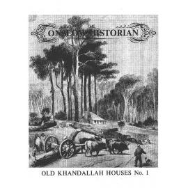 The Onslow Historian Double Issue, Vol. 6 No. 4 (1976) and Vol. 7 No. 1, (1977), Old Khandallah Houses No. 1