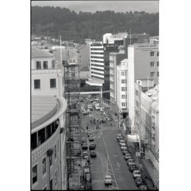 Looking along Wakefield Street from Victoria Street intersection