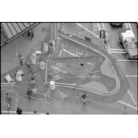 Roadworks, Victoria Street and Mercer Street intersection