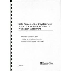 Sale Agreement of Development Project for Kumutoto Centre, Site 7