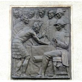 Queen Victoria Statue, Kent Terrace -  Decorative Panel