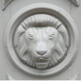 Lion decoration, Faculty of Law Building