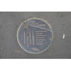 Commemorative Plaque, Haining Street