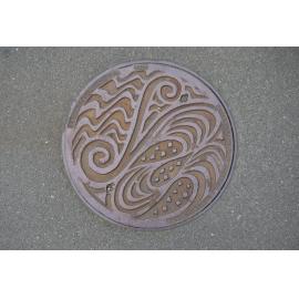 Wellington City Manhole Cover