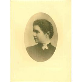 Photograph of Jane (nee Collins), wife of W S Moorhouse, Mayor 1875